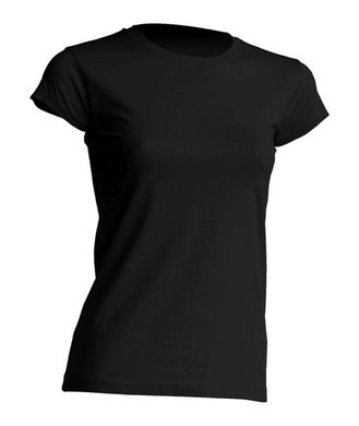 T-Shirt damski JHK 150g czarna - PROMOCJA !